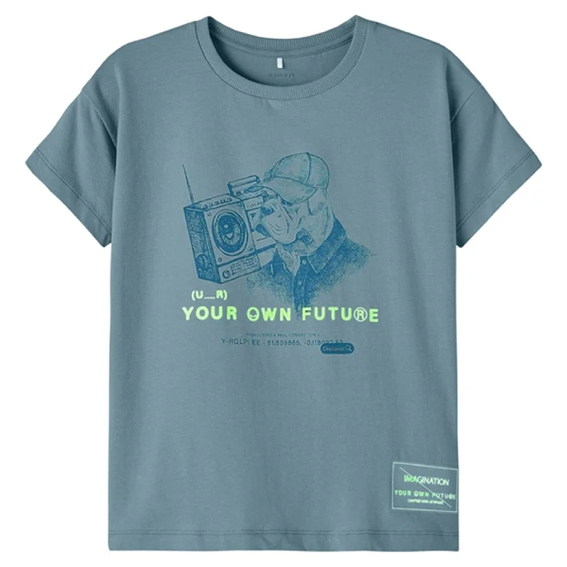 Name it Smoke Blue Jolars T-Shirt Sophisticated Women's 