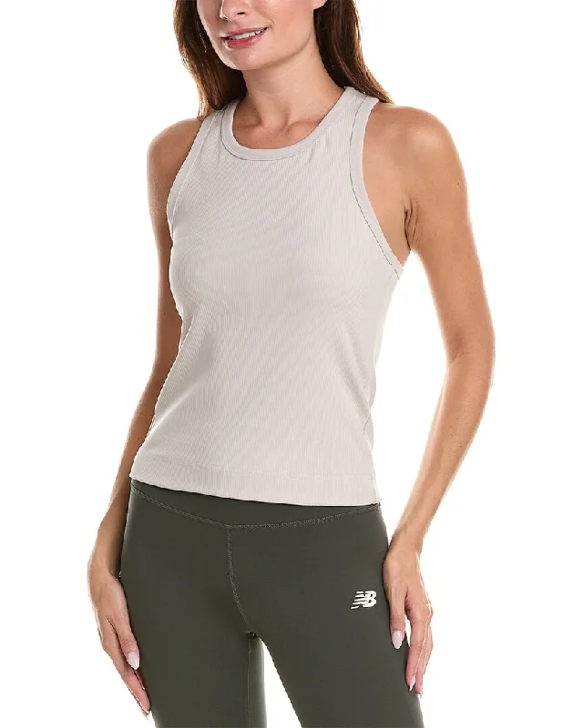 New Balance Rib Knit Tank Classic Women's Tweed