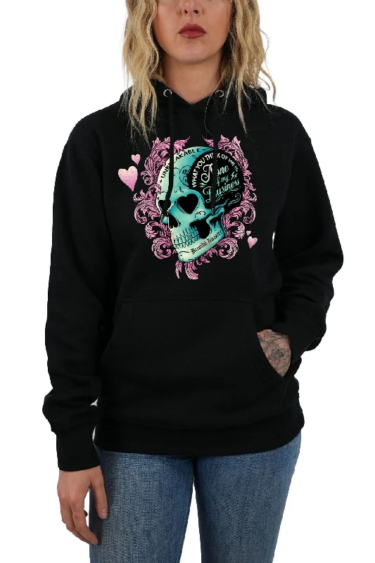 Unbreakable Pullover Hoodie Monochromatic Office Style