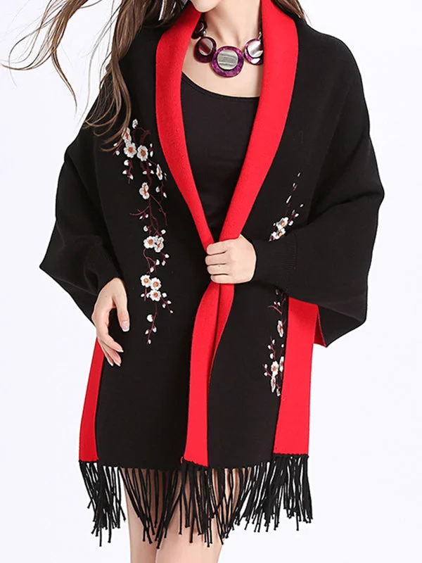 Roman Border Cardigan Sleek Women's 
