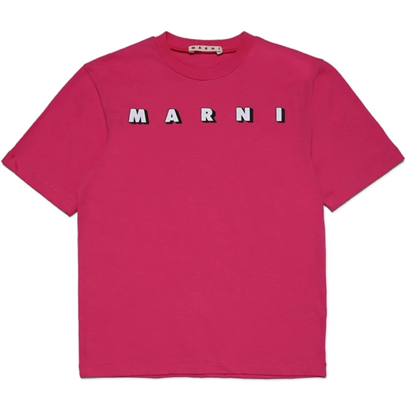 Marni Fuxia Magenta T-shirt Hip Women's Retro