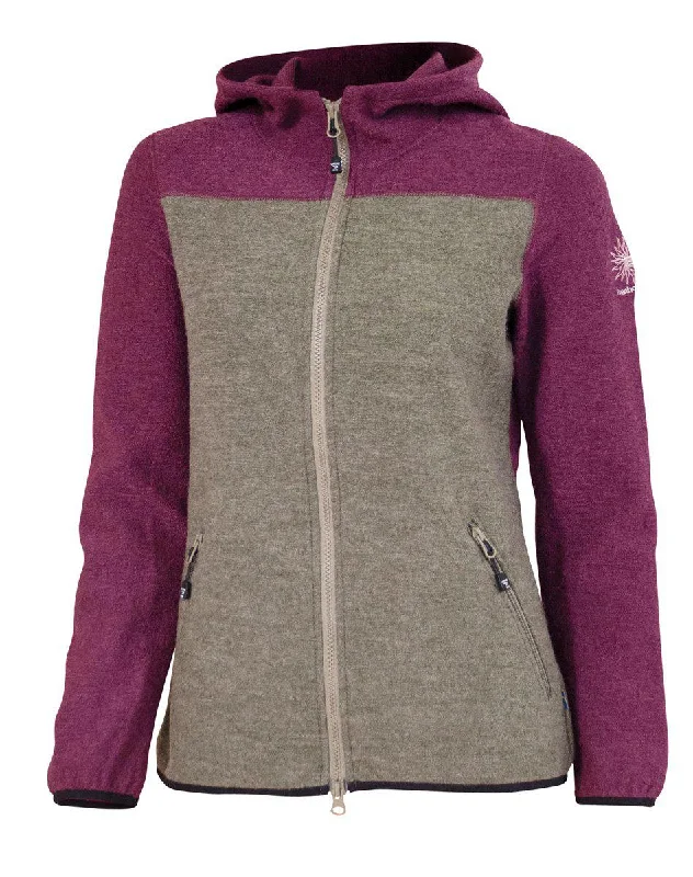 ZOYA HOOD  — RED CABBAGE Edgy Women's Punk