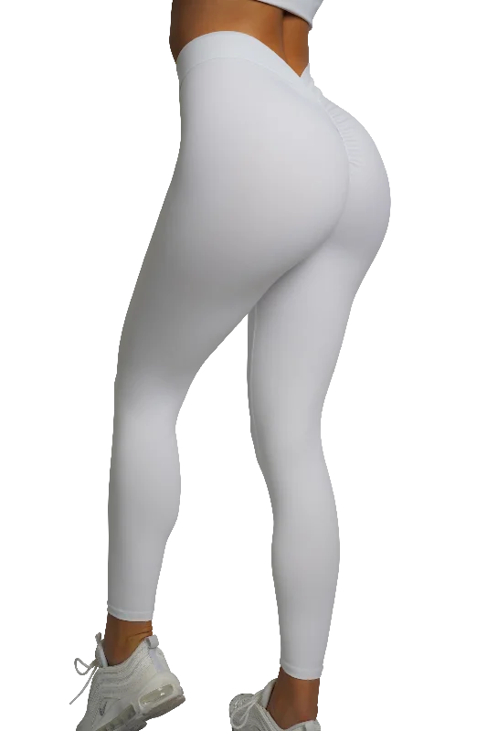 SCULPT V-BACK LEGGINGS - WHITE Artistic Women's Avant - 