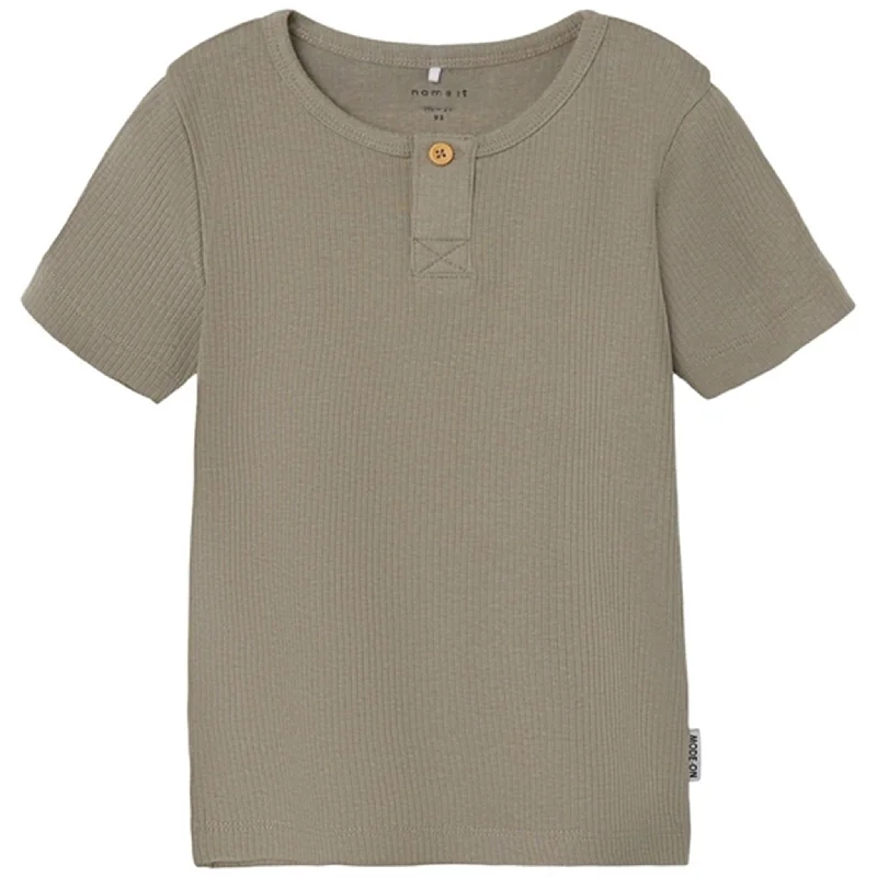 Name it Dried Sage Humus T-Shirt Dynamic Women's Moto