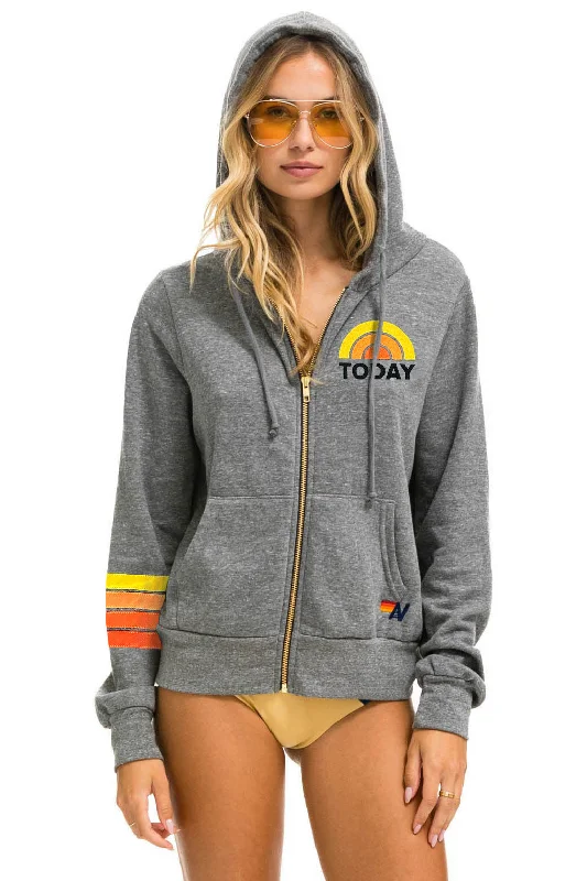 TODAY SHOW ZIP HOODIE - HEATHER Traditional Women's 