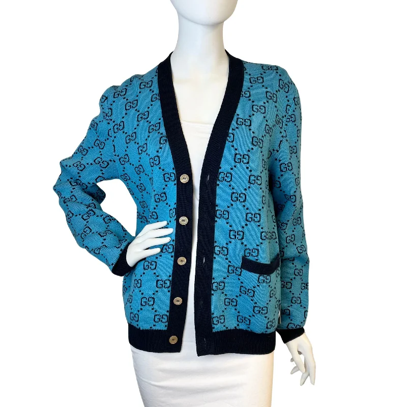 Gucci GG Cardigan Cool Women's Distressed