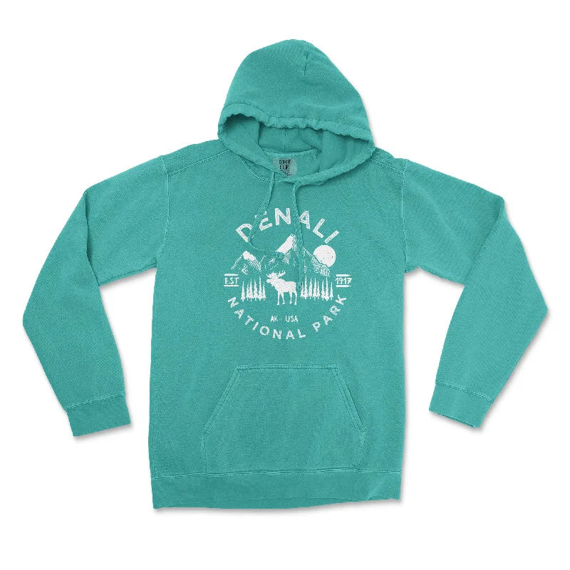 Denali National Park Comfort Colors Hoodie Practical Women's Quick - dry