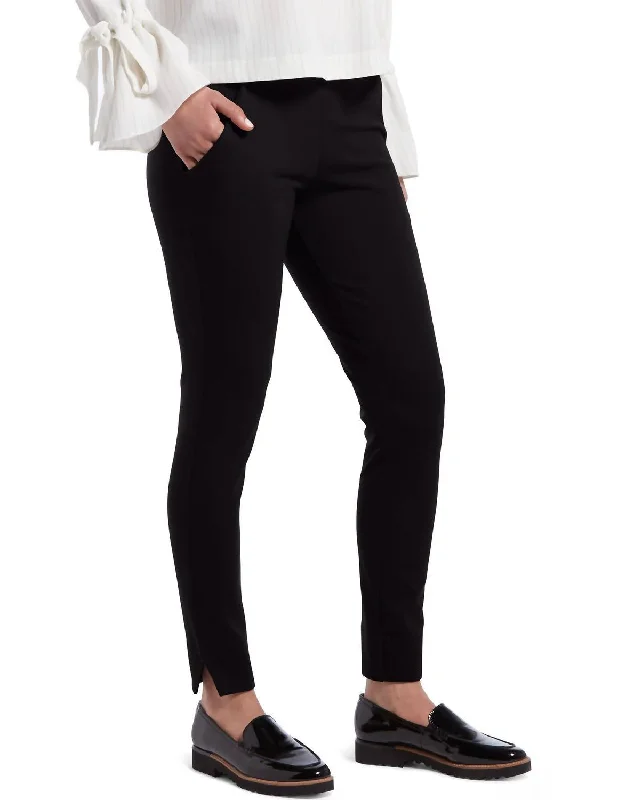 Women's Ponte 7/8 Leggings In Black Refined Women's Velvet