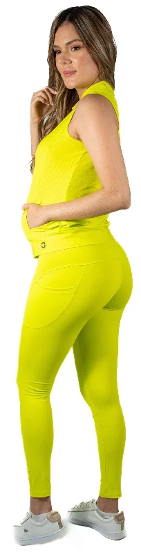 Apricot Sleek Legging Confident Women's High - fashion