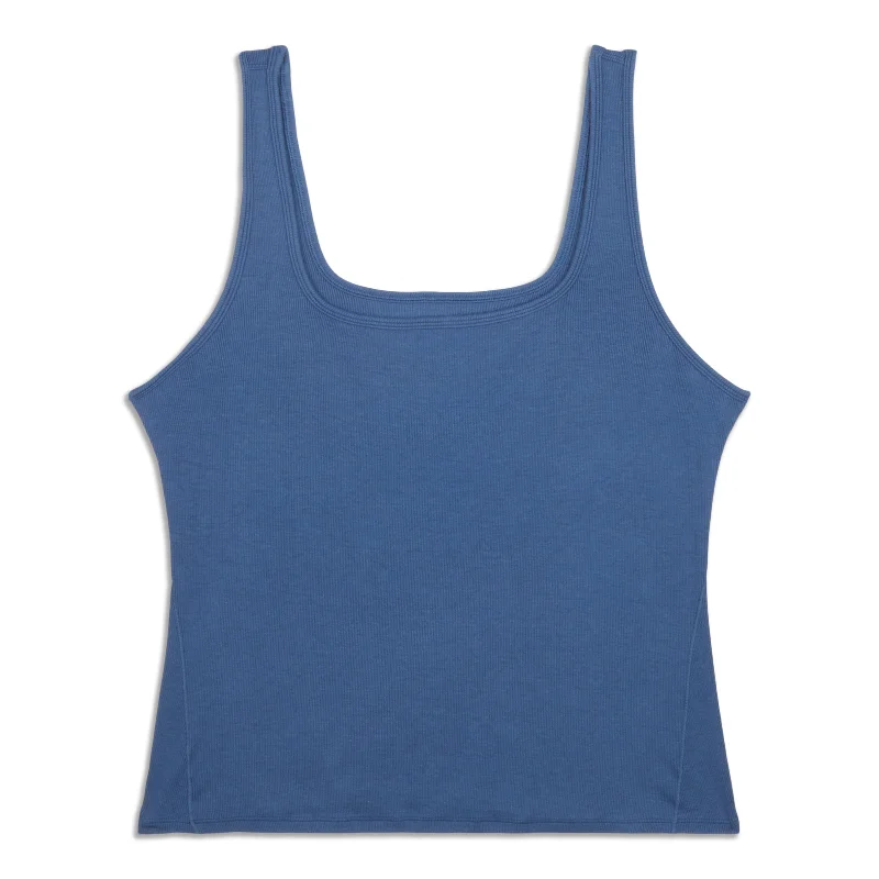 Hold Tight Square-Neck Tank Top - Resale Dynamic Women's Moto