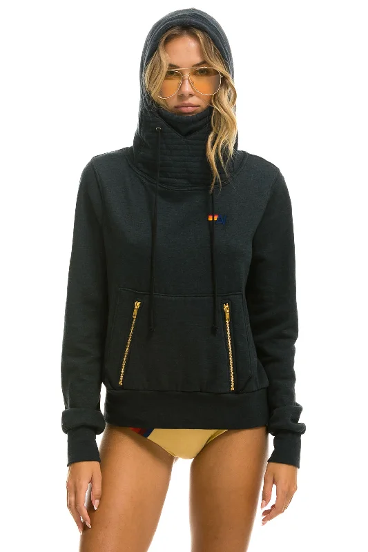 NINJA PULLOVER HOODIE - CHARCOAL Earthy Women's 