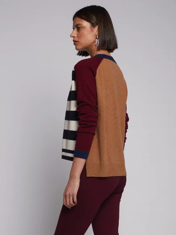 Vilagallo Bordeaux Cardigan Earthy Women's Hemp - based