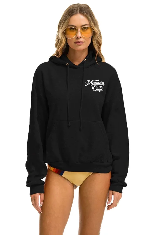 MEMBER EXCLUSIVE RELAXED PULLOVER HOODIE - BLACK Artistic Women's Avant - 