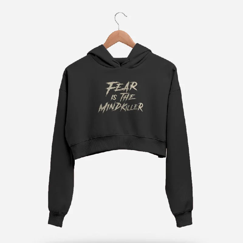 Fear Is The Mindkiller Crop Hoodie Earthy Women's 