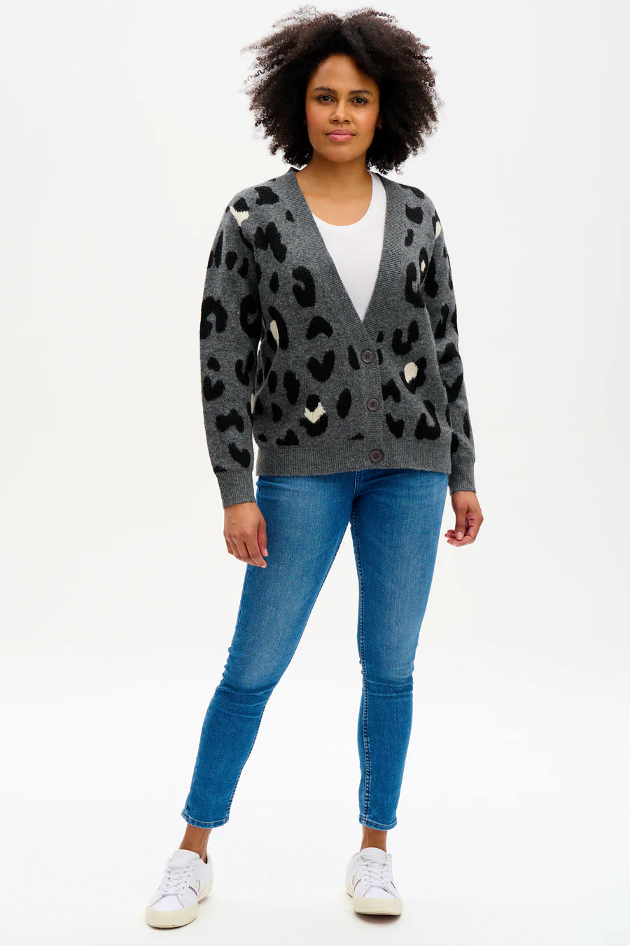 Sugarhill Leopard Cardigan Modern Women's Tech