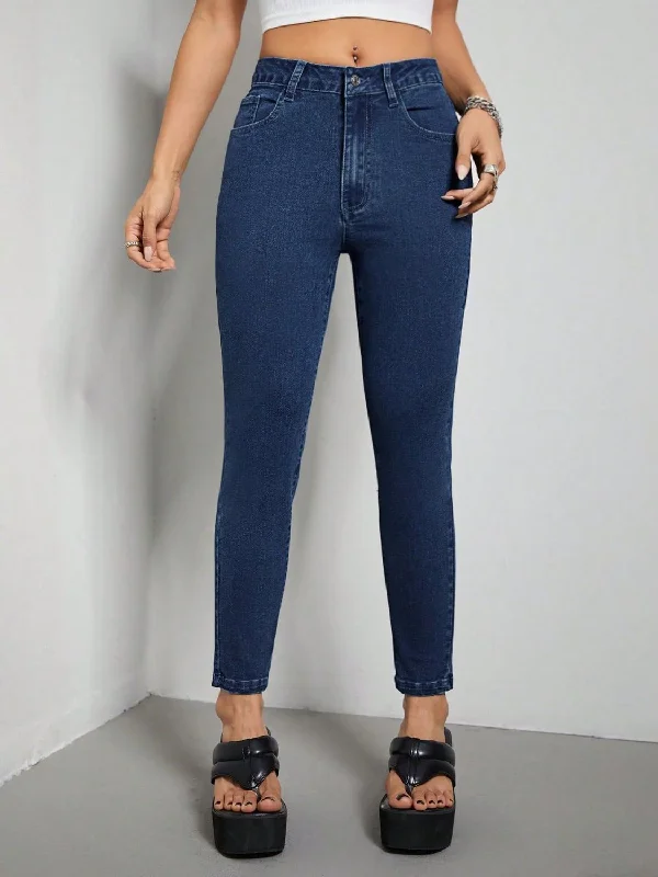 Skinny Jeans with Pockets Contemporary 