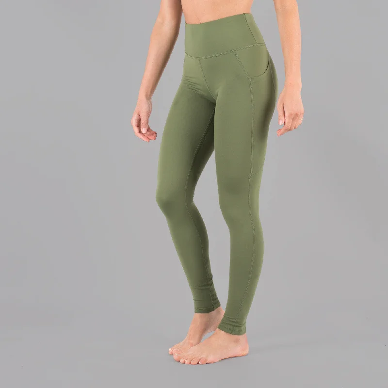 Kyla Legging - Military Green Australian Beach