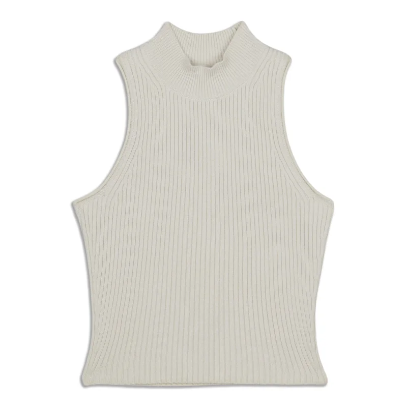 Silk-Blend Knit Tank Top - Resale Tough Women's Military - inspired