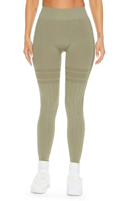 Game Day Seamless Leggings In Granite Melange Country