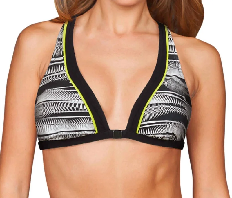 Front Closure Sports Bra In Psp Powerline Tough Women's Military - inspired