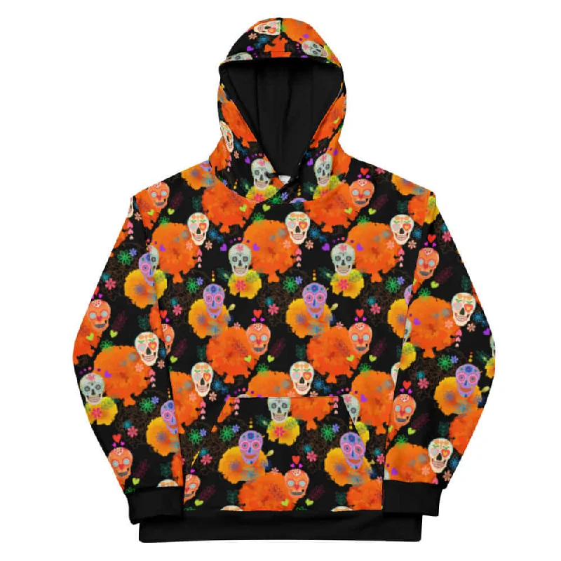Sugar Skull Hoodie Contemporary 