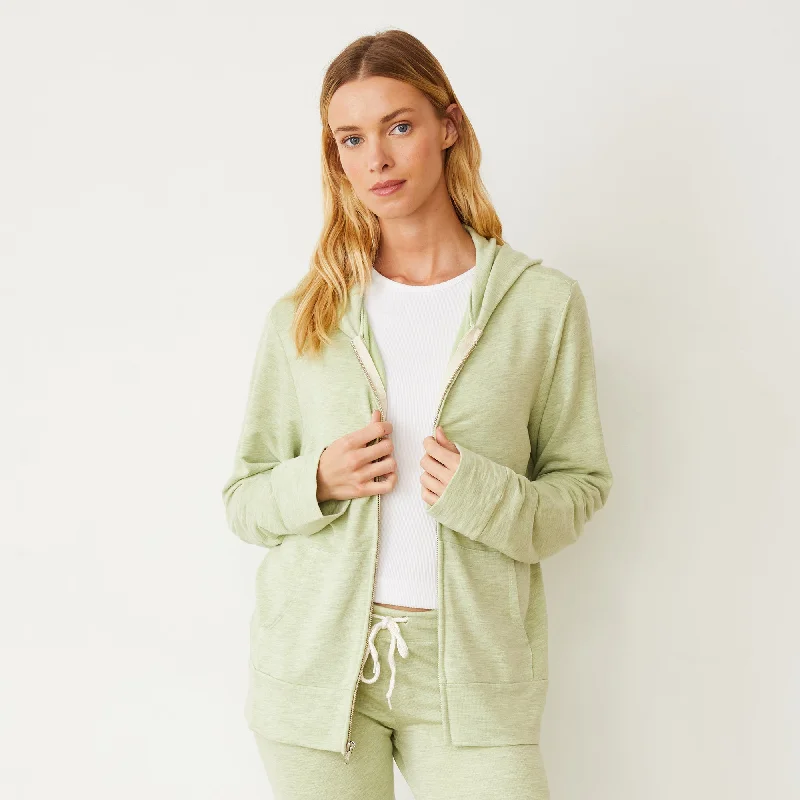 Supersoft Zip Up Hoody Sleek Women's Metallic
