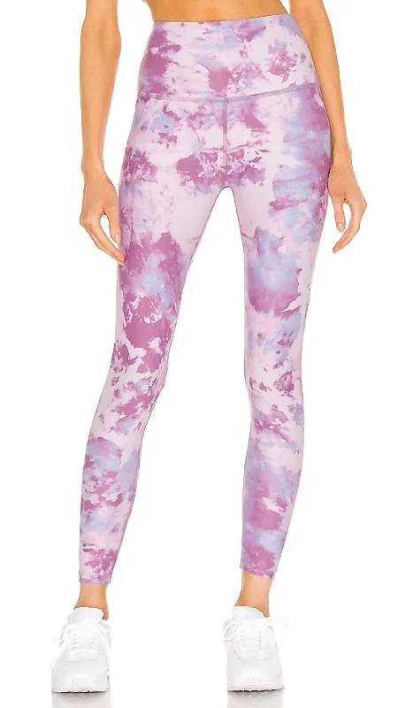 Olympus High Waisted Midi Leggings In Orchid Haze Elegant Women's 