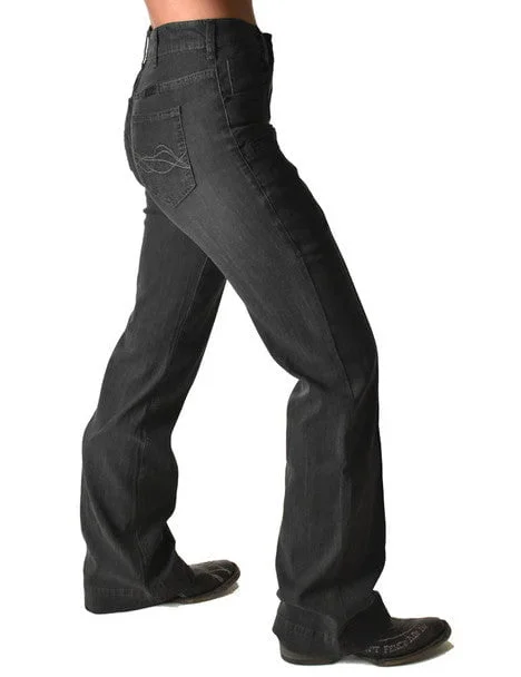 Cowgirl Tuff Womens UltraBreathe Trouser Charcoal Lyocell Jeans Laid - back Women's Vibe Cowgirl Tuff Womens UltraBreathe Trouser Charcoal Lyocell Jeans Laid - back Women's Vibe