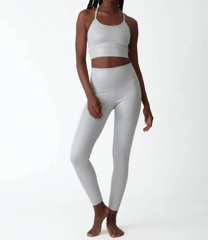 Mia Sports Bra In Dove Shimmer Casual Women's Loose - fitting