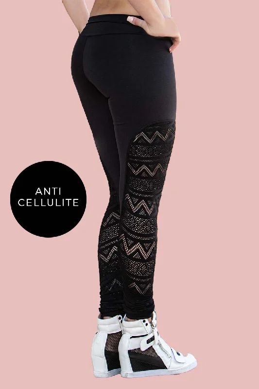 Alto Giro Euphoria Lace Anti-Cellulite Emana Legging Youthful Women's Pop