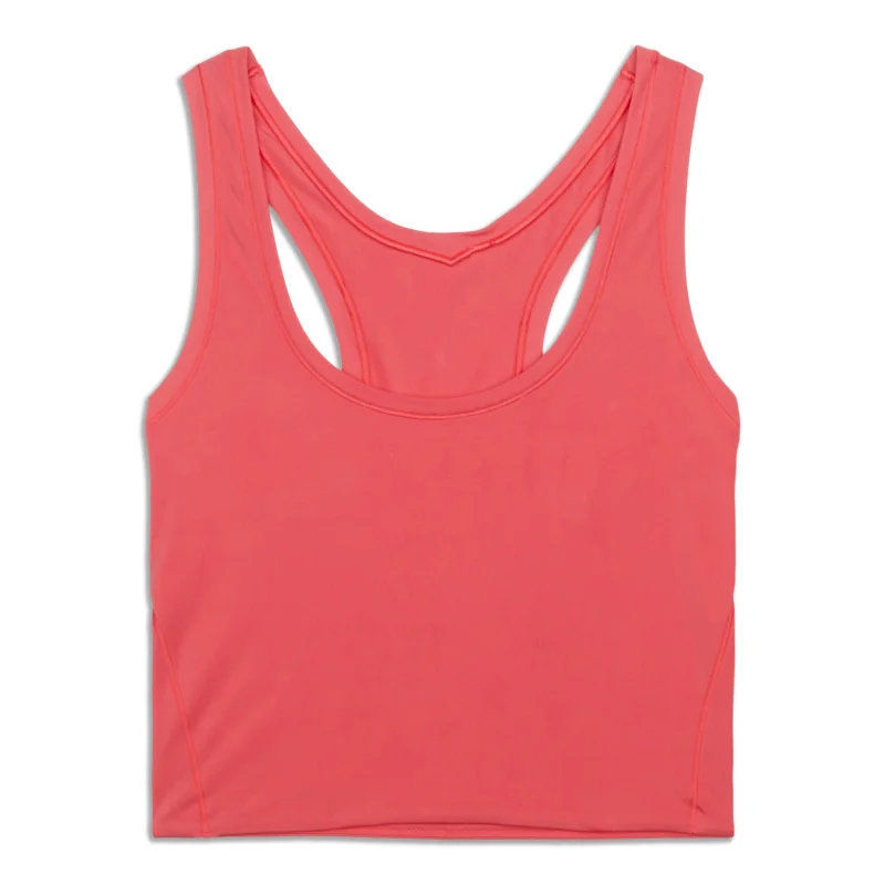Wundermost Ultra-Soft Scoop-Neck Cropped Tank Top - Resale Refined Women's 