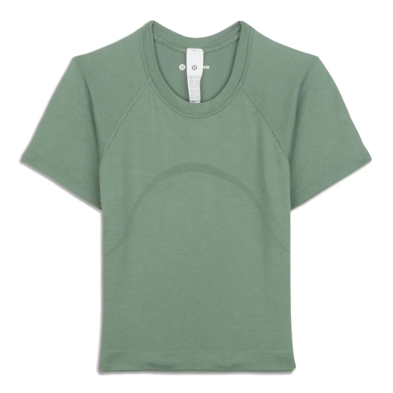 Swiftly Tech Cropped Short-Sleeve Shirt 2.0 - Resale Refined Women's Hand - crafted