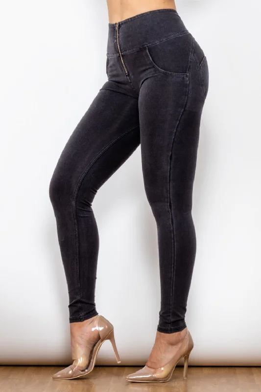 Baeful Zip Closure Skinny Jeans Modern Women's 