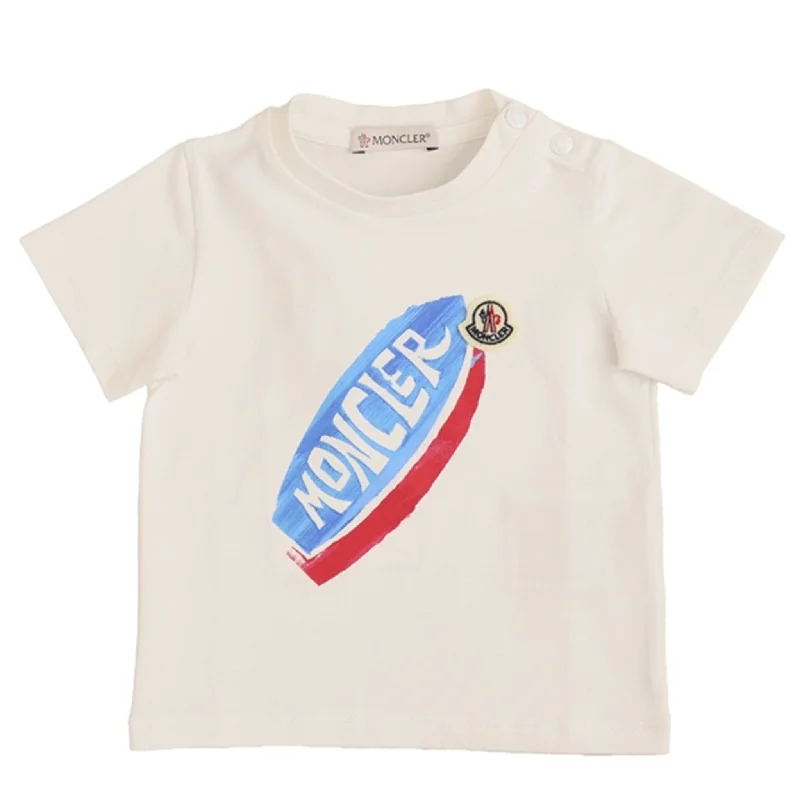 Moncler T-Shirt White Tough Women's Military - inspired