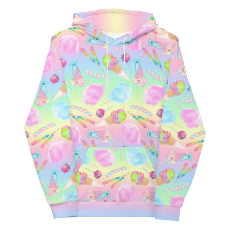 Rainbow Candy Hoodie Scandinavian