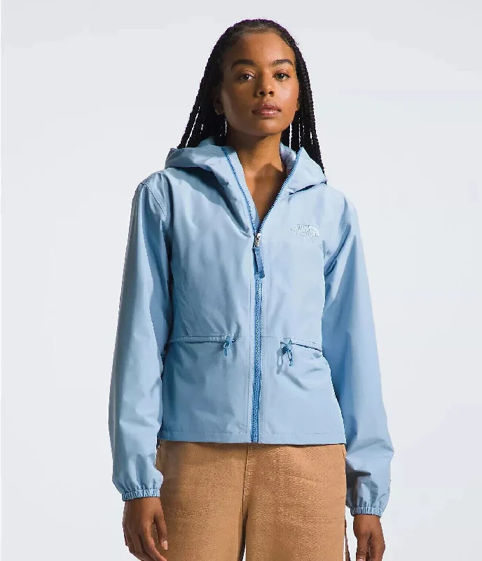 The North Face Daybreak NF0A86NZQEO Rain Jacket Womens Steel Blue Hooded SGN1274 Compression