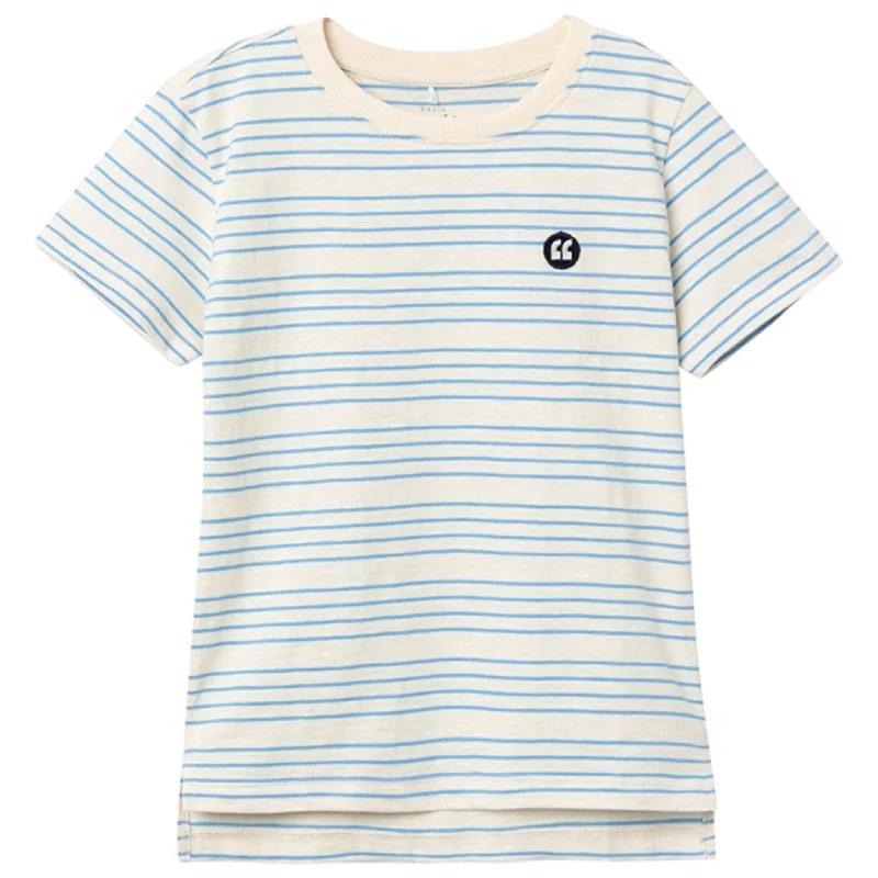 Name it Whitecap Gray All Aboard Stripes Voby T-Shirt Preppy Women's College
