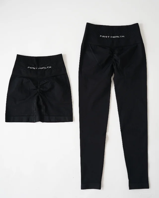 Enhance Leggings & Biker Shorts Pack - Licorice Women