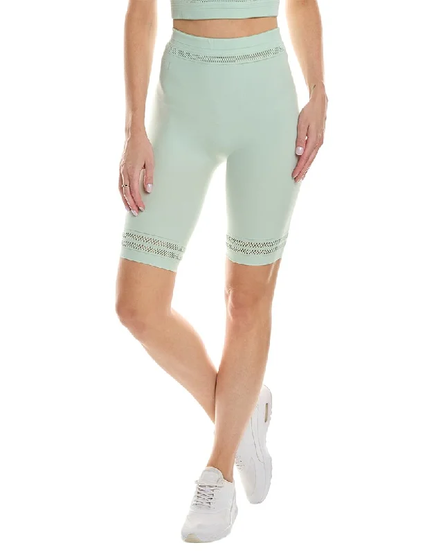 Wolford Net Lines Biker Short Edgy Women's Punk