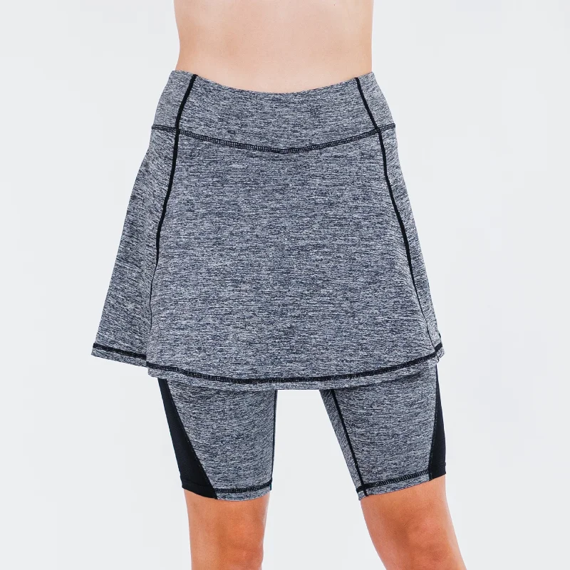 Women's Midi Lycra Sport Skirt With Attached 10" Leggings Adventure