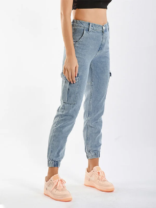 Full Size Buttoned Jeans Luxurious Women's High -  end