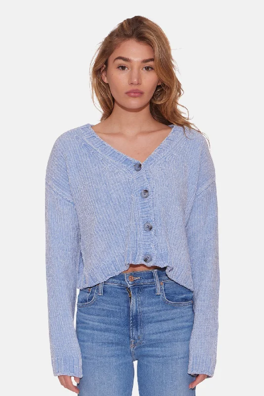 Adele Chenille Cardigan Ocean Breeze Artistic Women's Avant - 