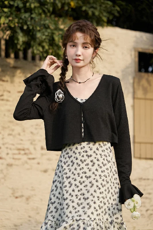 Women's Black Cardigans Feminine Women's Style 