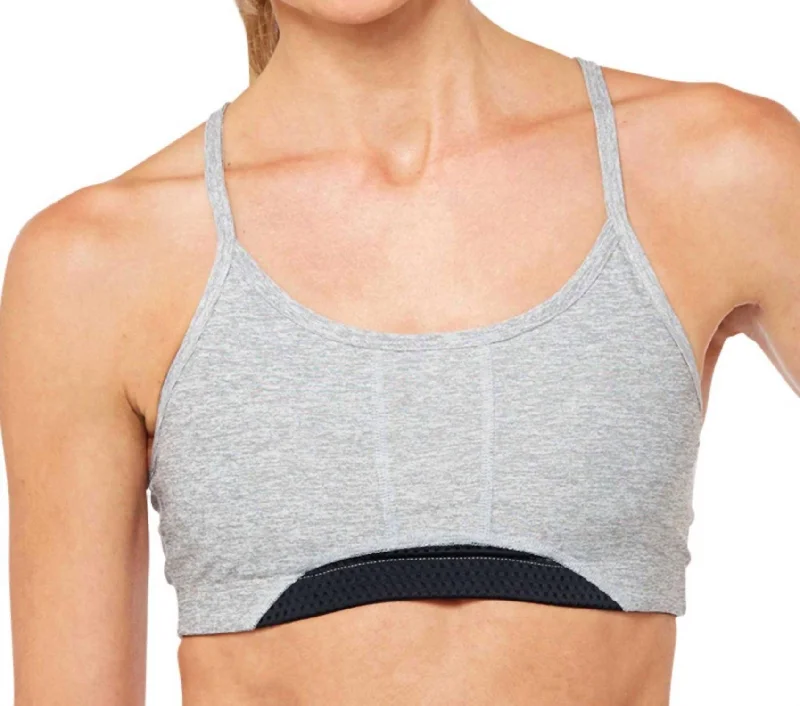 Exceed Low Impact Sports Bra In Grey Modern Women's 