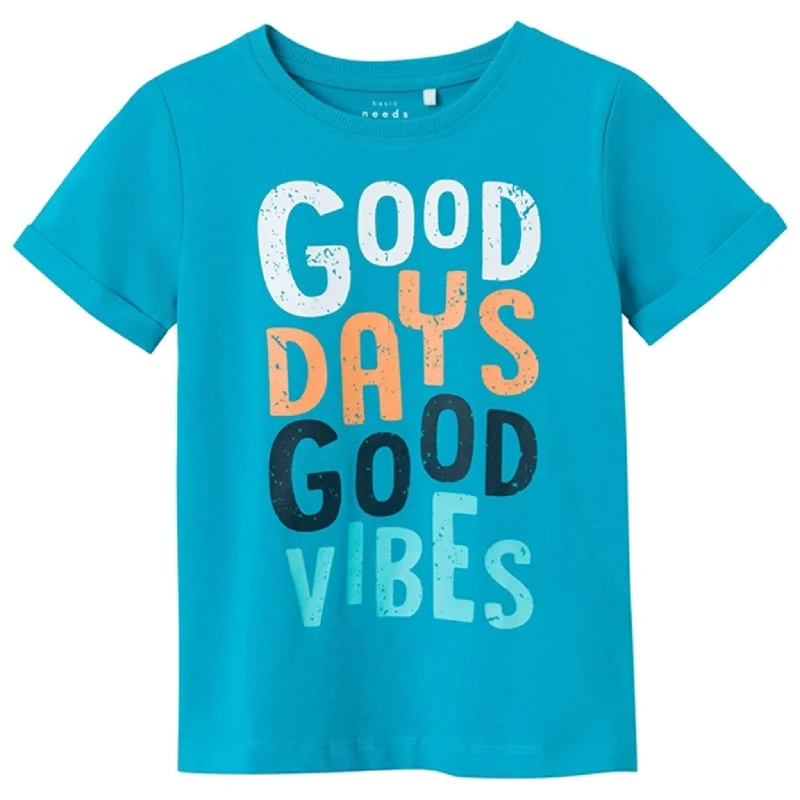 Name it Algiers Blue Vux T-Shirt Bold Women's Animal Print