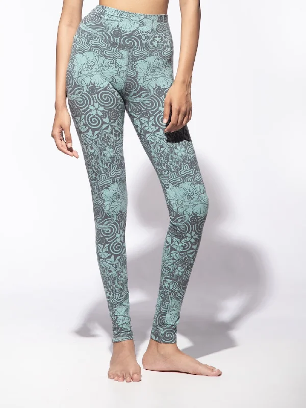 Nagomi Leggings - Mizu Grey Edgy Women's Punk