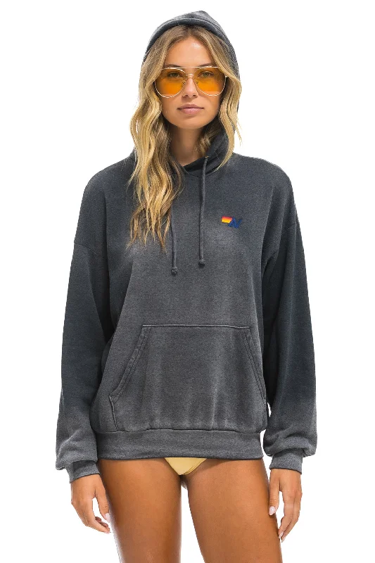 ESSENTIAL RELAXED PULLOVER HOODIE - FADED SMOKE Vacation