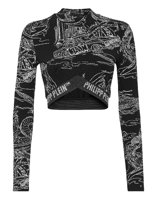 Jogging Top LS Stones Skeleton tattoo Hip Women's Urban