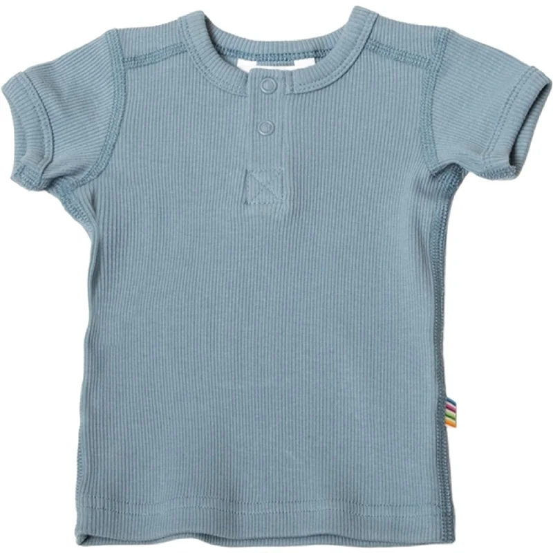 Joha Bomuld Blue T-shirt Contemporary 