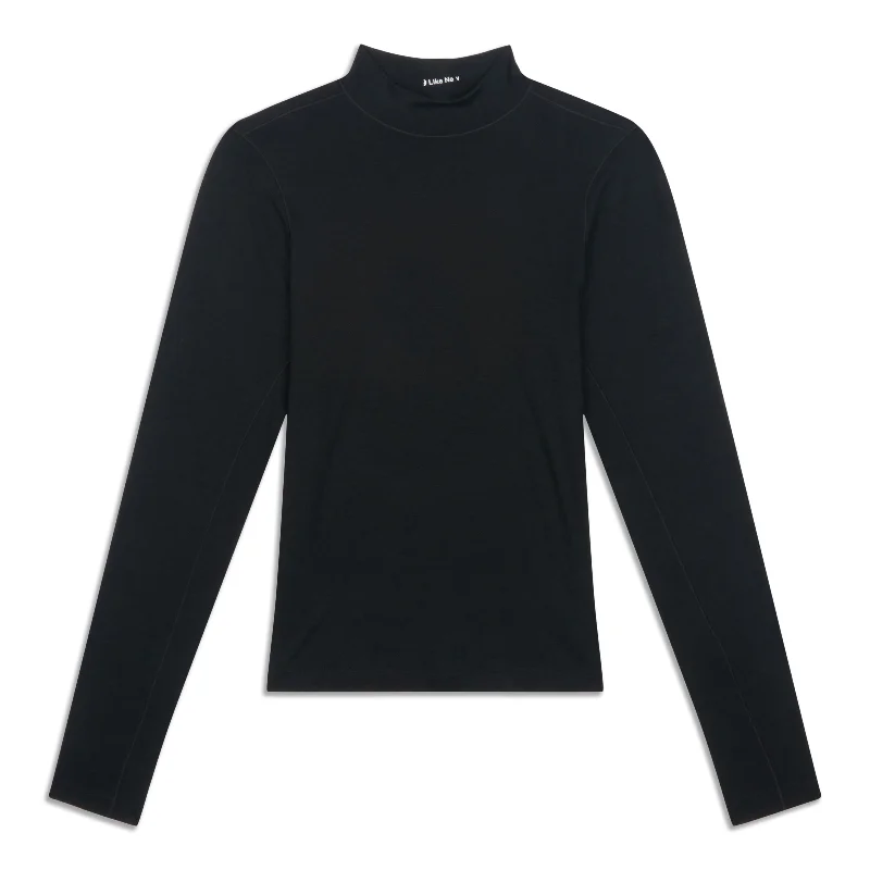 lululemon Lab Merino Wool-Blend Mock Neck Long-Sleeve Shirt - Resale Refined Women's Hand - crafted
